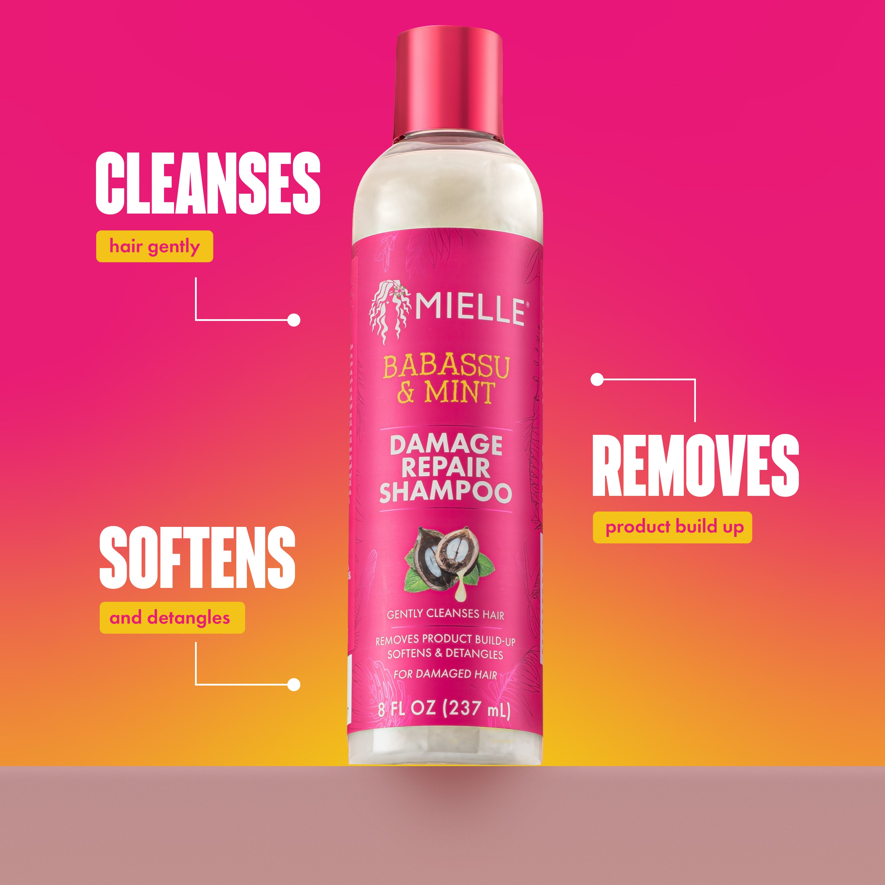 Babassu & Mint Damage Repair Shampoo - Image 3
