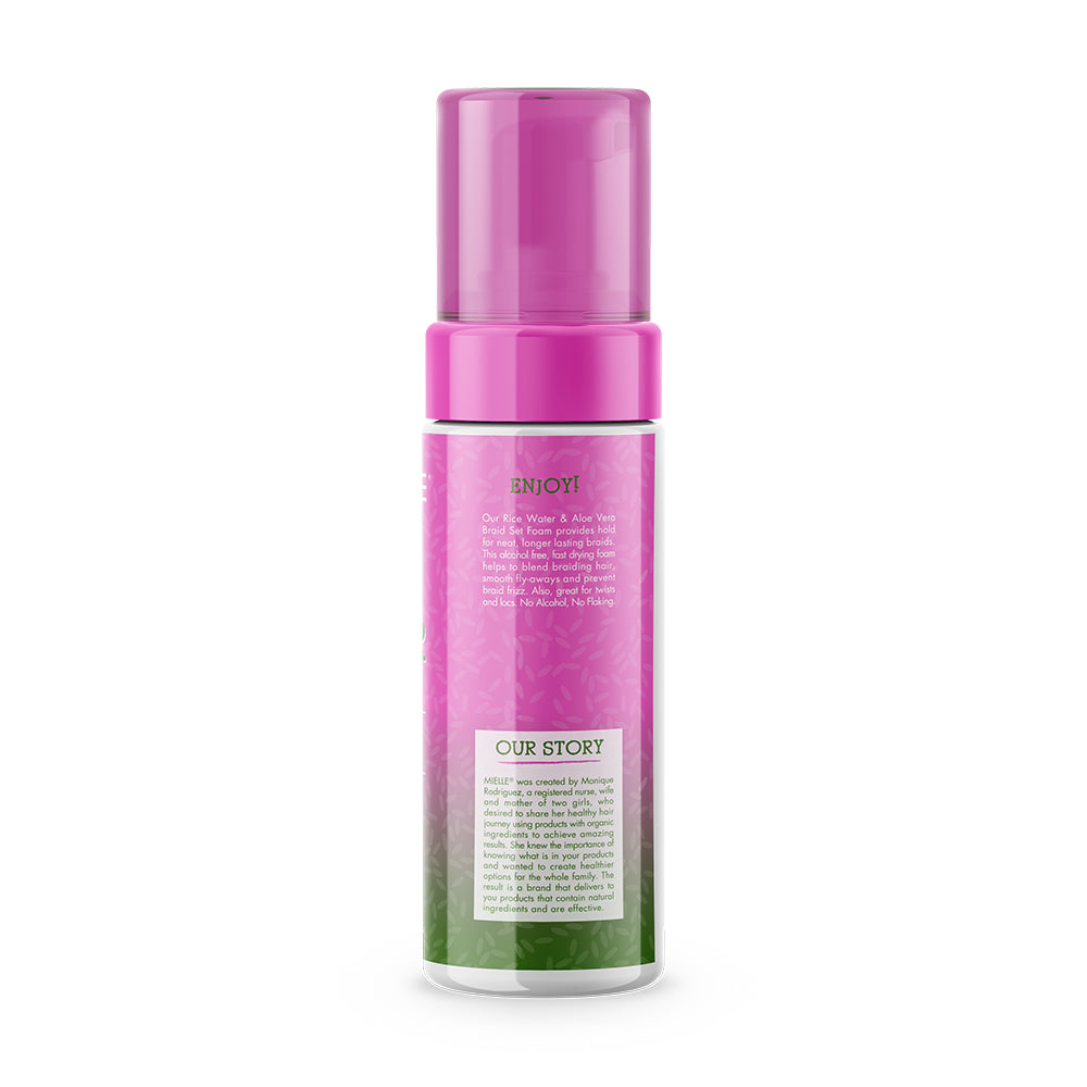 Rice Water & Aloe Vera Braid Set Foam - Image 3