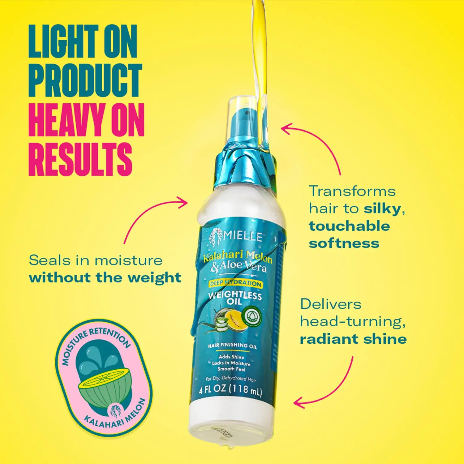 Kalahari Melon & Aloe Vera Deep Hydration Weightless Oil - Image 3