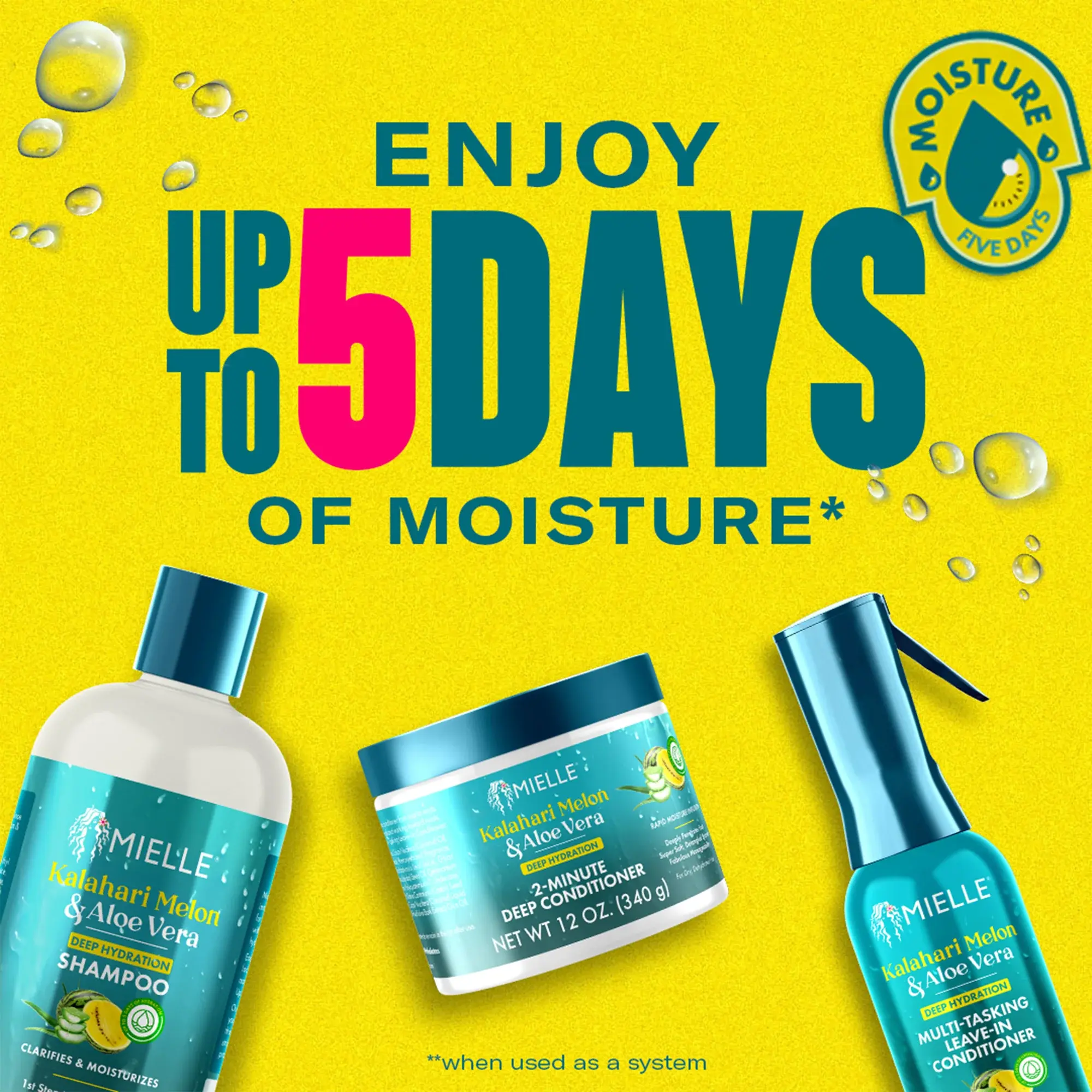 Kalahari Melon & Aloe Vera Deep Hydration Multi-Tasking Leave-In Conditioner - Image 7
