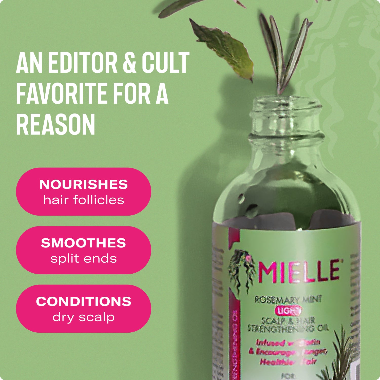 Rosemary Mint Light Scalp & Hair Strengthening Oil - Image 3